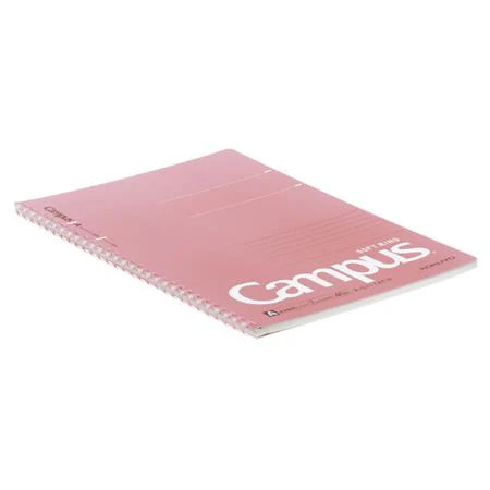 RESTOCK MAY! KOKUYO Campus - Soft Ring - B5 Notebook - 7mm Ruled Lines - 40 Sheets - Pink - Image 2