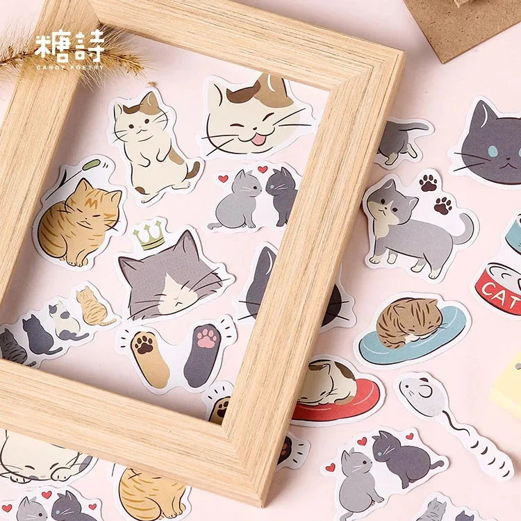 Sticker Box Series - Neko Diary - 45 Stickers - Image 2