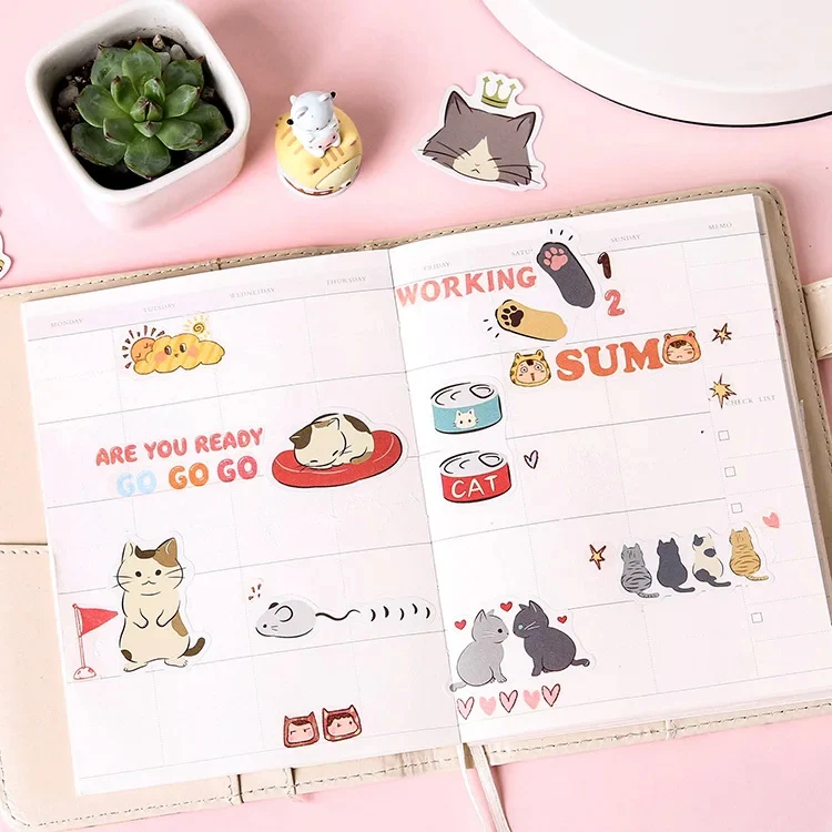 Sticker Box Series - Neko Diary - 45 Stickers - Image 5