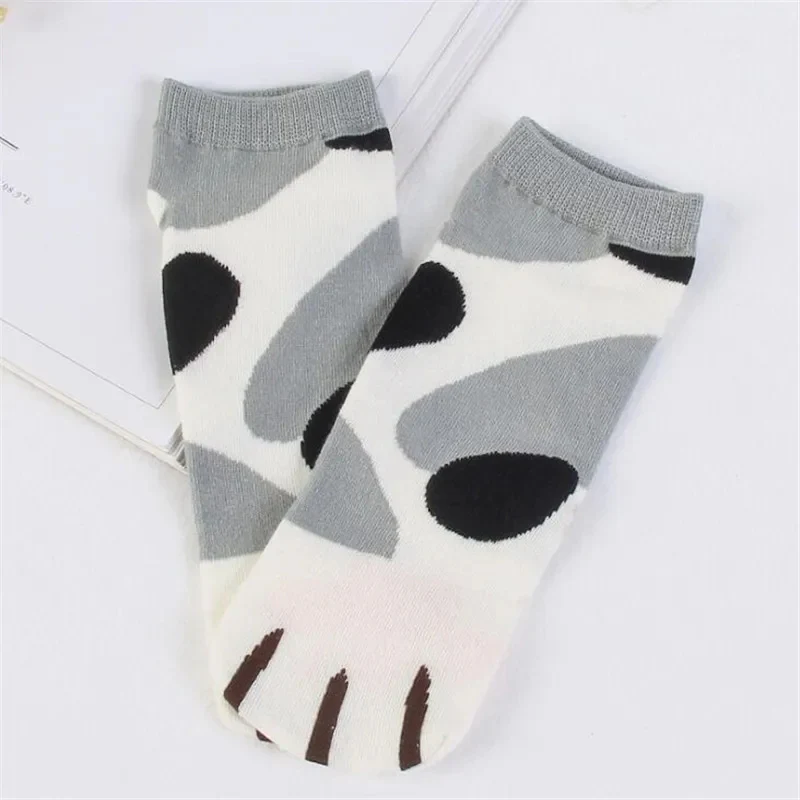 Cat Paw Socks - Cute Feline Toe Bean Socks - Cozy & Kawaii Footwear - Image 5
