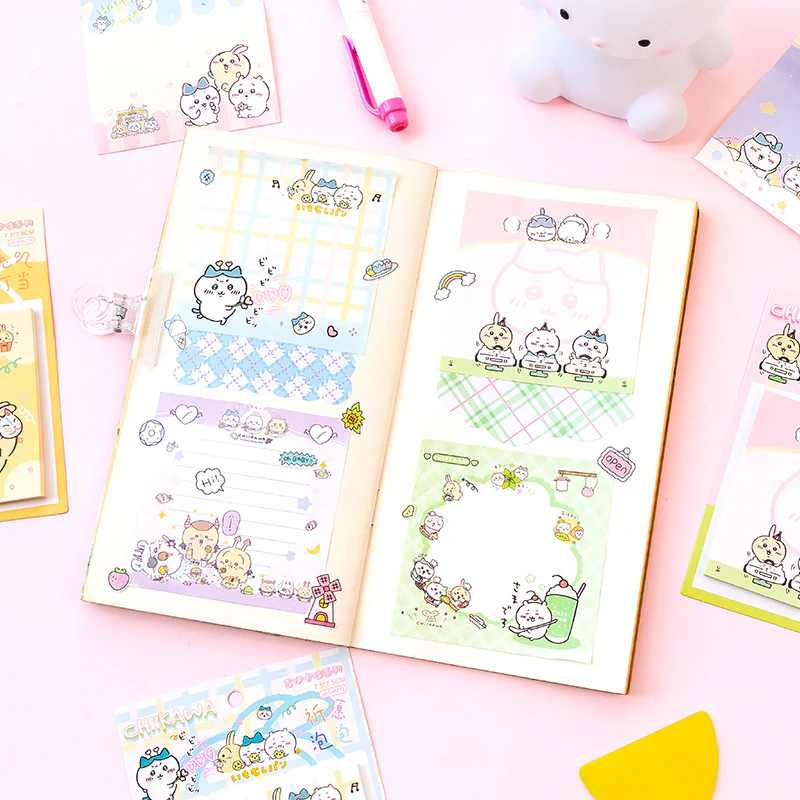 Chiikawa Kawaii Pastel Sticky Notes - Image 2