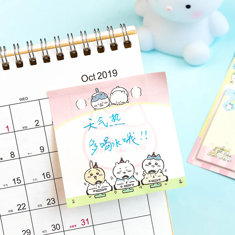 Chiikawa Kawaii Pastel Sticky Notes - Image 4