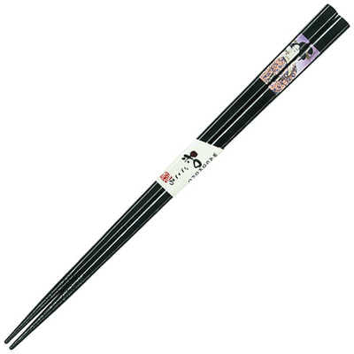 Chopsticks - Japanese Ukiyo Art - Black Lacquer - Image 5
