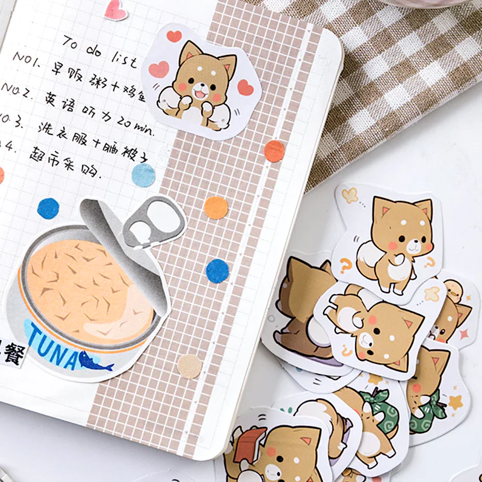 Sticker Box - Kawaii Chow Chow - 45 Stickers - Image 2