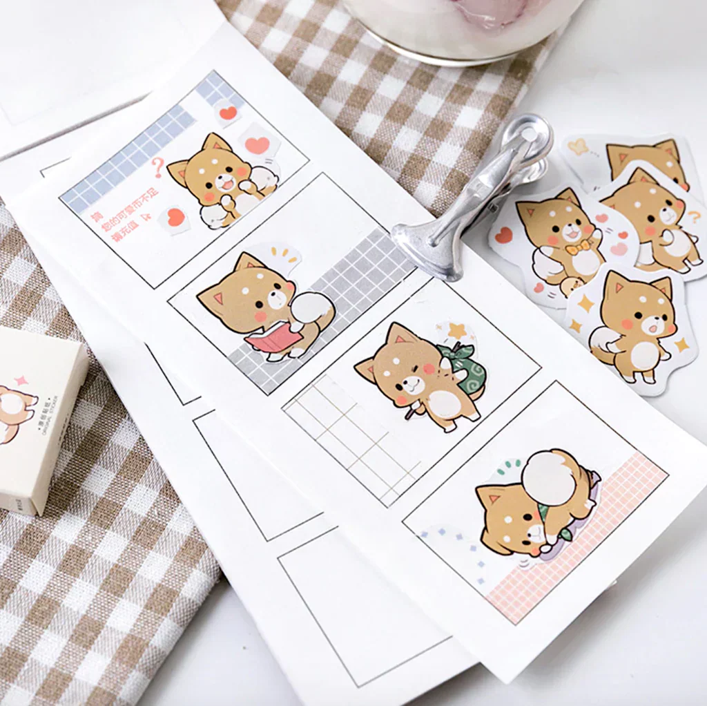 Sticker Box - Kawaii Chow Chow - 45 Stickers - Image 3