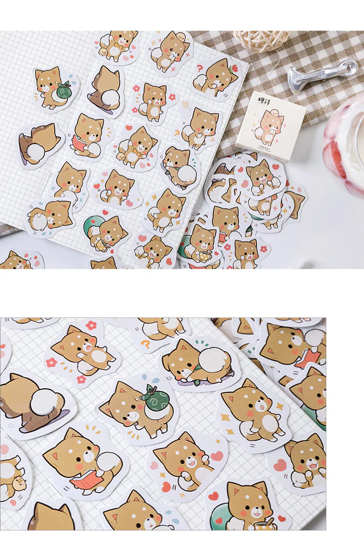 Sticker Box - Kawaii Chow Chow - 45 Stickers - Image 5