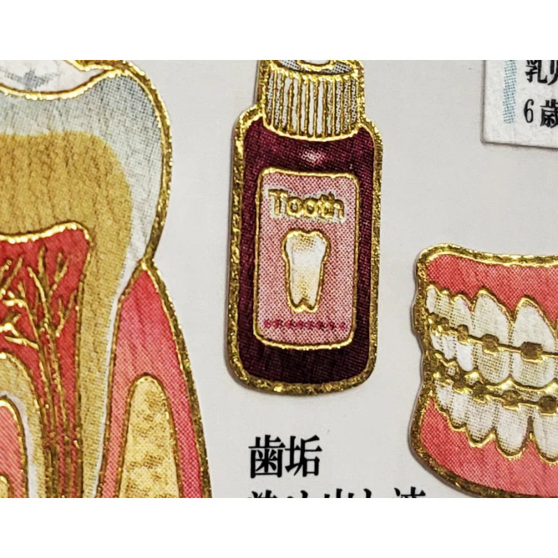 Kamio Japan - Otona Sticker Sheet - Dental Care - Image 3