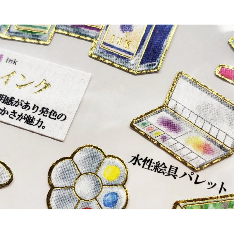 Kamio Japan - Otona Sticker Sheet - Art Materials - Image 3
