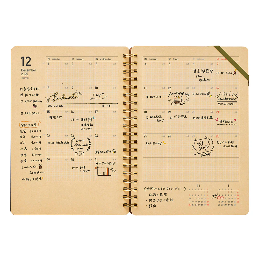 Kleid Kraft work 2026 Diary B6 - No.8505-01 Charcoal - Image 12