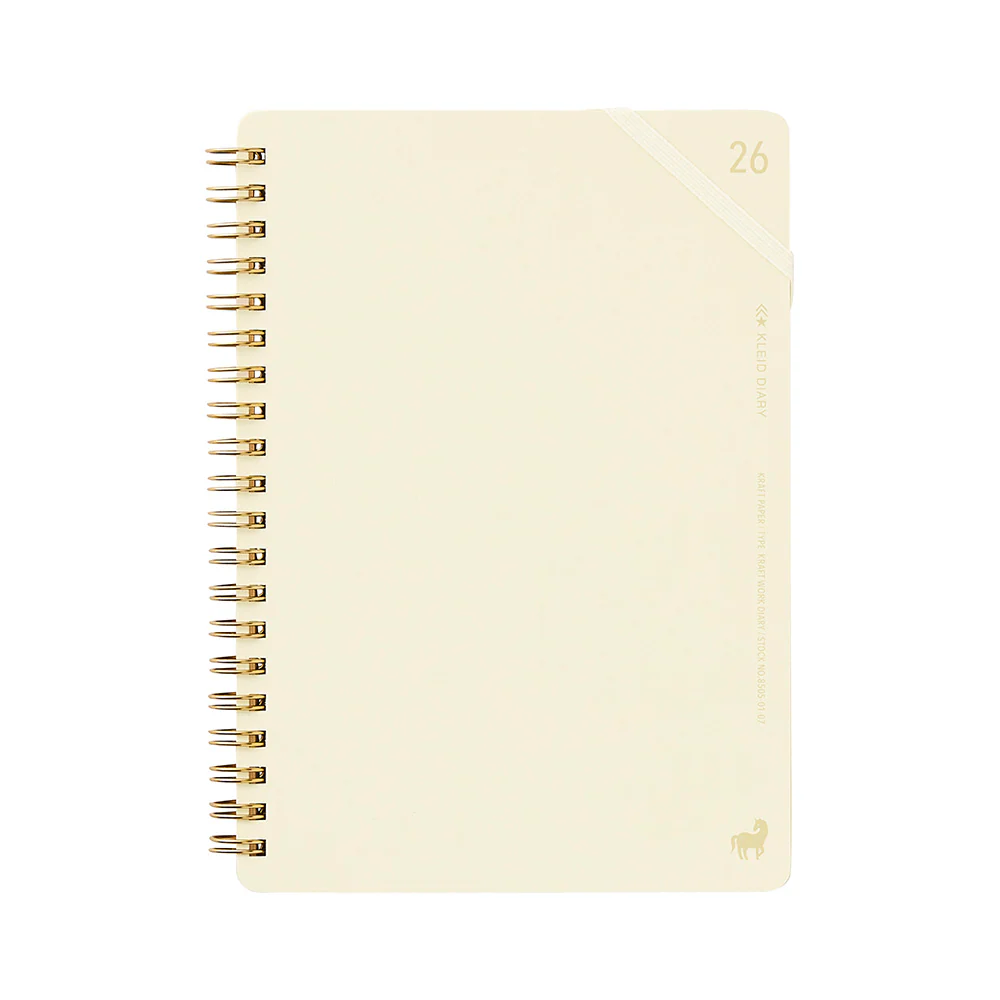 Kleid Kraft work 2026 Diary B6 - No.8505-06 Off White - Image 2