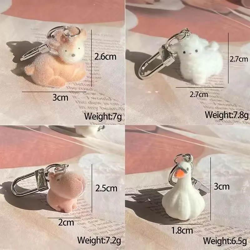 Mini Fluffy Animal Keychains - Image 10