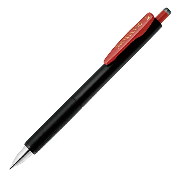RESTOCK MAY! Zebra Sarasa Nano Gel Pen - Vintage - 0.38mm - Cassis Black
