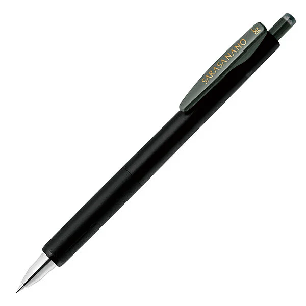 RESTOCK MAY! Zebra Sarasa Nano Gel Pen - Vintage - 0.38mm - Sepia Black