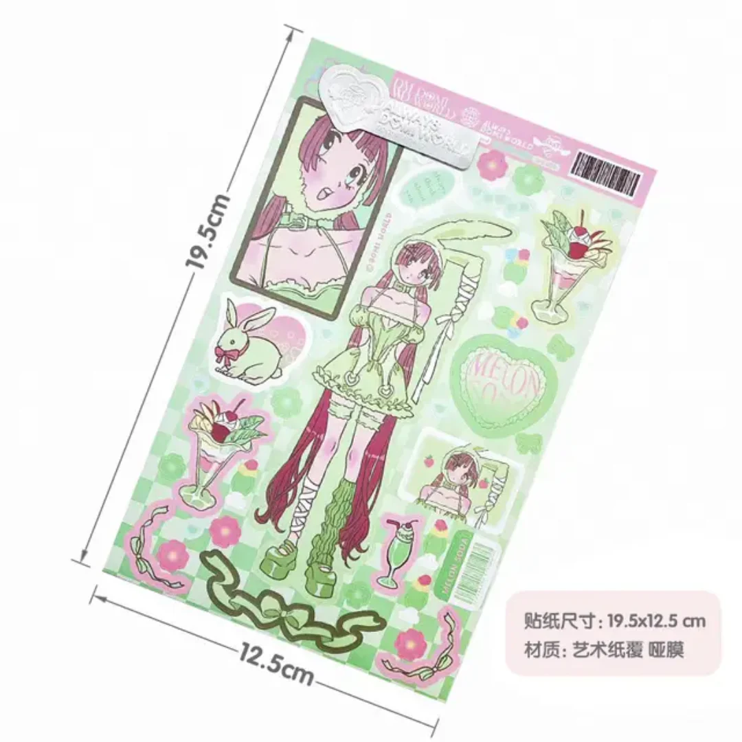 Official Always Domi World Sticker Sheets - Image 5
