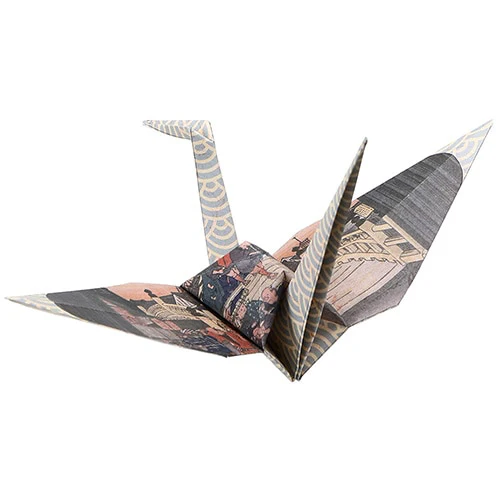 Origami Paper Toyo Crane - Ukiyo-e Edition - The Fifty-three Stations of the Tokaido - Image 4