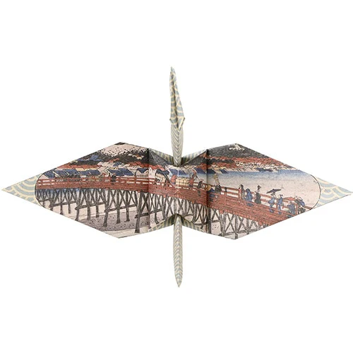 Origami Paper Toyo Crane - Ukiyo-e Edition - The Fifty-three Stations of the Tokaido - Image 5