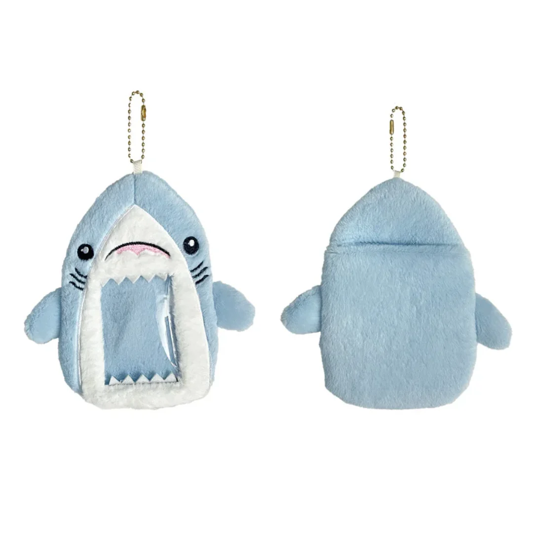 Photocard Holder Fluffy Plush Shark - Image 5