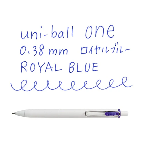 Uni-ball One Gel Pen - 0.38mm - Royal Blue - Image 2