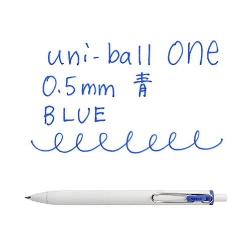 Uni-ball One Gel Pen - 0.5mm - Blue - Image 2