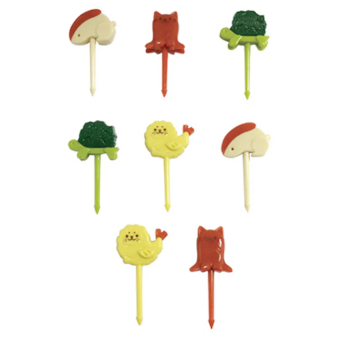 Food Picks - Animal Food Bento Accessories - Set of 8 - Image 2