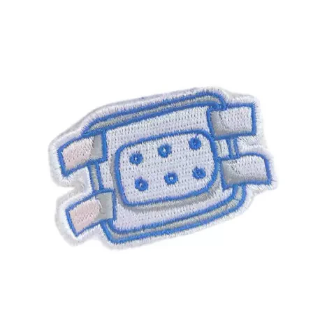 Hair Clips - Blue Pastel Bunny Bandages - Set of 3pcs - Image 4