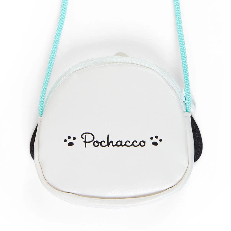 Sanrio Pochacco - Face Coin Purse Pouch with Rope - Image 4
