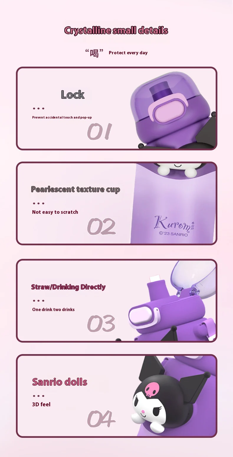 Sanrio Characters - 3D Thermal Travel Bottles - Image 15