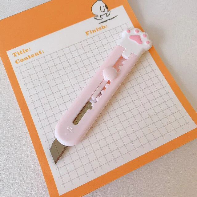 RESTOCK! Cat Paw Utility Razor - Blade Letter Opener - Image 6