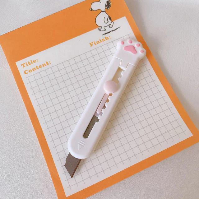 RESTOCK! Cat Paw Utility Razor - Blade Letter Opener - Image 7