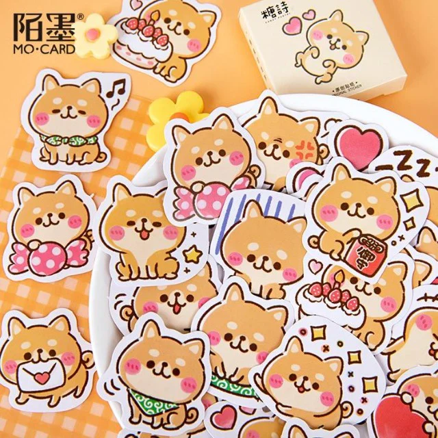 RESTOCK! Sticker Box - Shiba Inu - 45 Stickers - Image 5