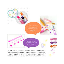Stamp Highlighter Glitter Pen Set  3-in-1 Colorful Creativity - Image 3