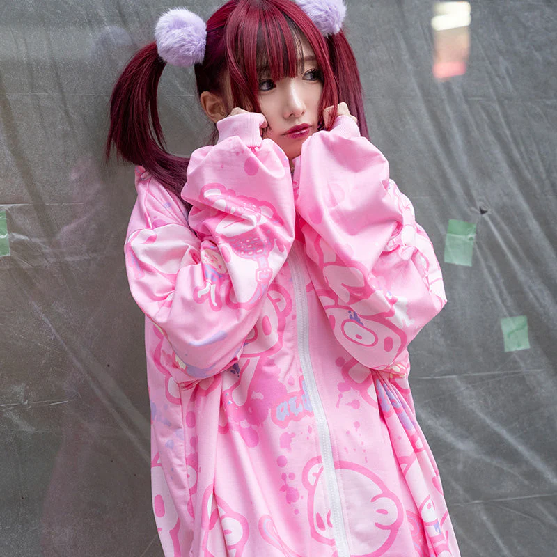 ACDC RAG x Gloomy Bear - Zip Hoodie Jacket - Image 5