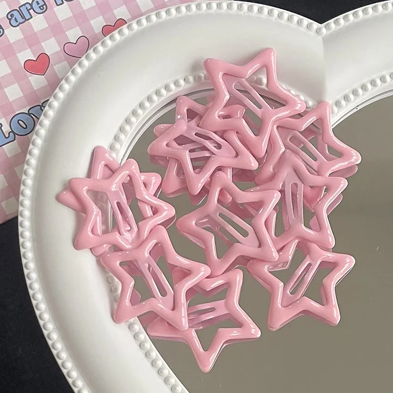Hair Clips - Kawaii Pastel Stars 3pcs - Image 3