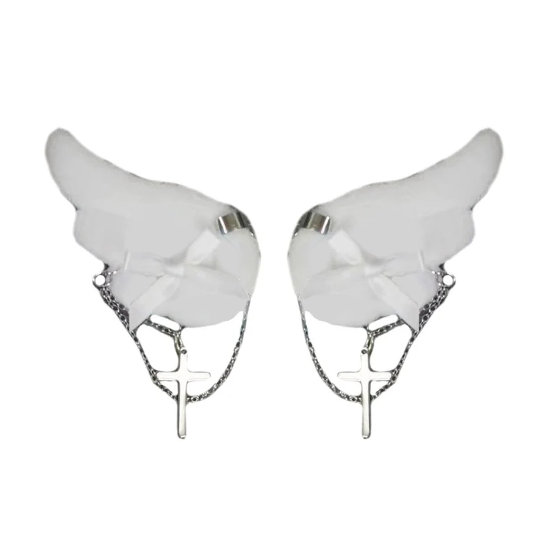 Hair Clips - Angel Wings - Chains & Bows - Image 5