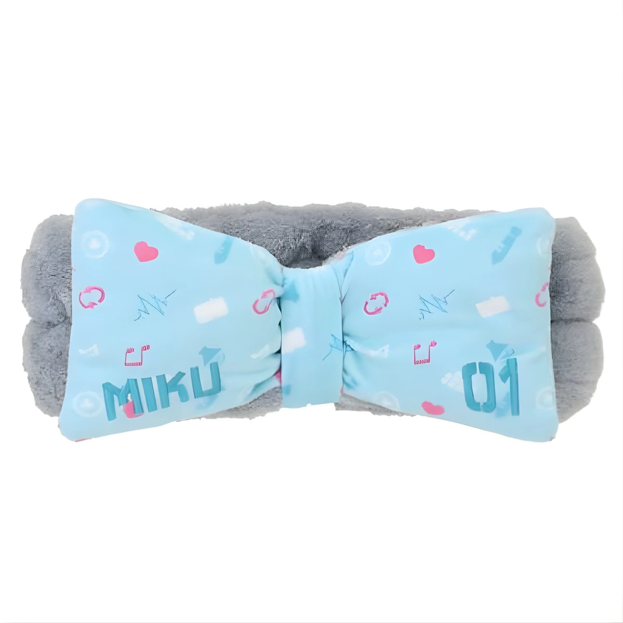 Hatsune Miku - Fluffy Plush Bow Headband - Image 6