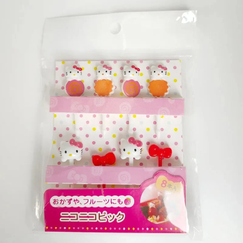 Food Pick - Hello Kitty - Set of 8 - Image 4