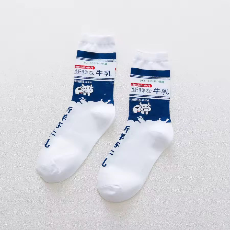 Japanese Drinks & Milk Carton Socks - Image 20
