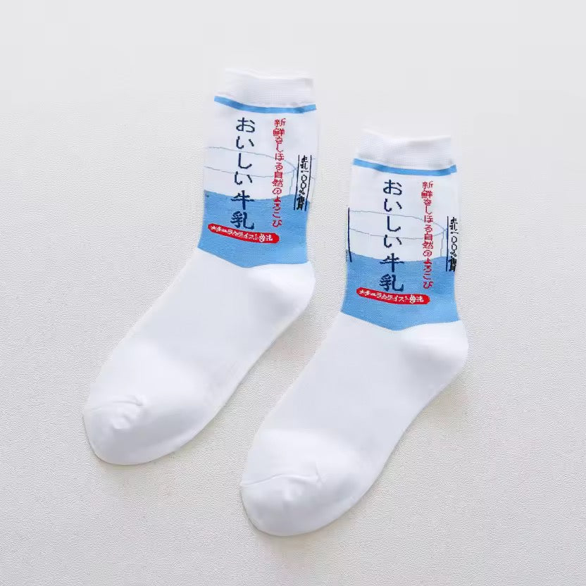 Japanese Drinks & Milk Carton Socks - Image 21