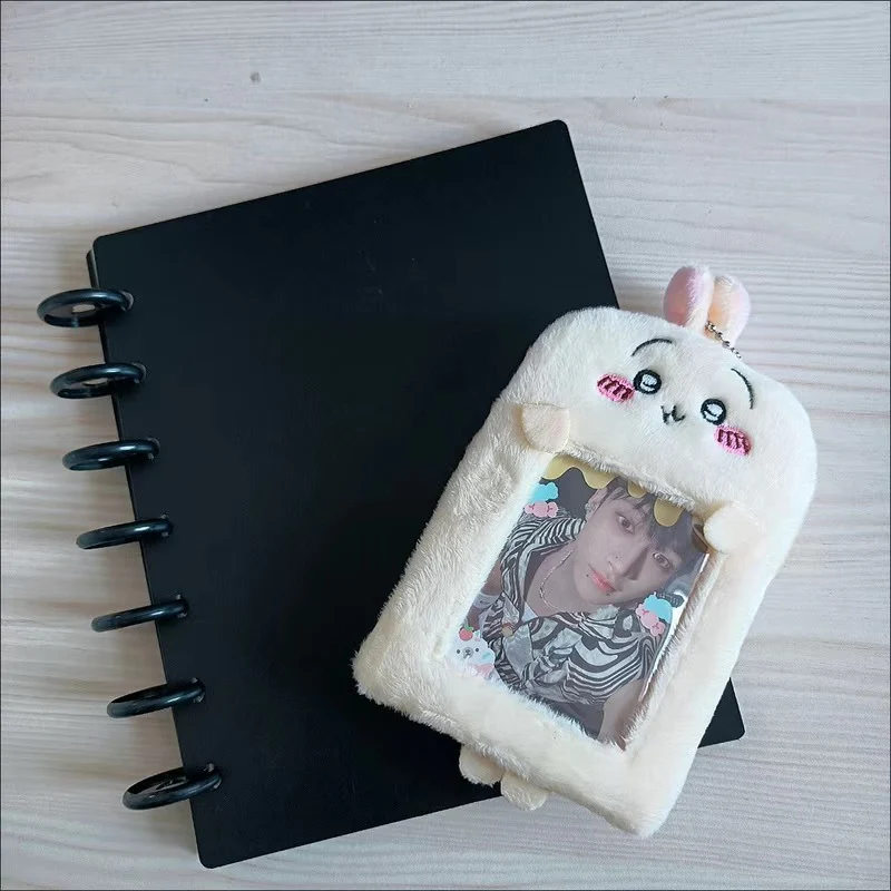 Chiikawa Inspired Photocard & ID Holder Plush Keychain - Image 3