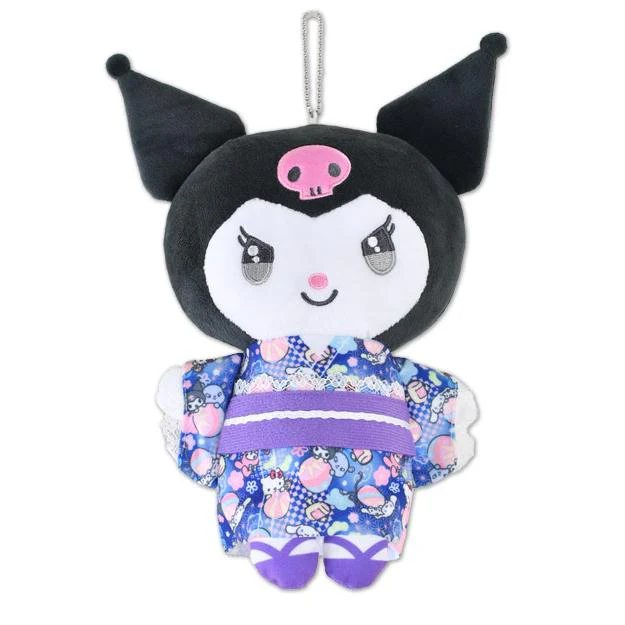 Sanrio Characters Big Plush Keychain Pouch -  Kimono Edition - Image 5