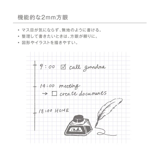 PRE-ORDER MAY! Kleid Tiny - B6 Grid Notebook - Gray - Image 4