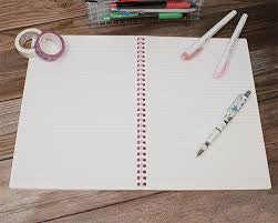 KOKUYO Campus - Soft Ring - B5 Notebook - 6mm Dotted Ruled - 40 Sheets - Purple - Image 3