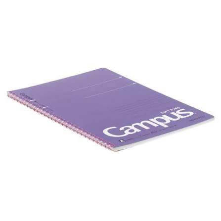 PRE-ORDER MAY! KOKUYO Campus - Soft Ring - B5 Notebook - 7mm Ruled Lines - 40 Sheets - Purple - Image 3