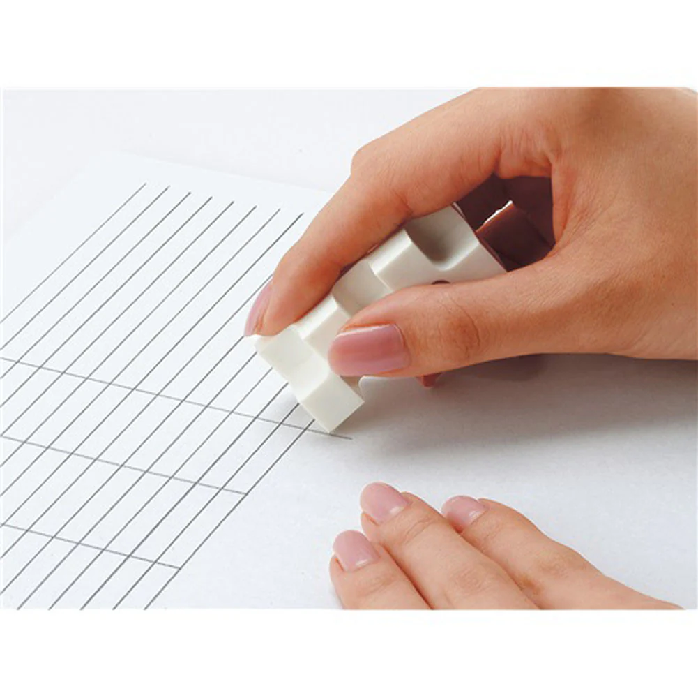 KOKUYO Eraser - Kadokeshi Set of 2 - Blue & White - Image 3