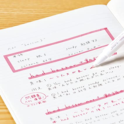 KOKUYO Mark + Two Colors Highlighters - Set of 5 - Image 3