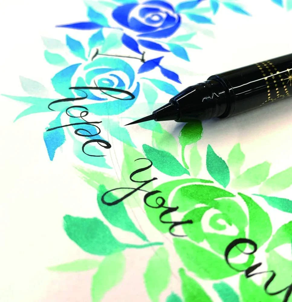 PRE-ORDER MAY! Kuretake - Ai Liner - Ultra Fine Black Brush Pen - Image 6