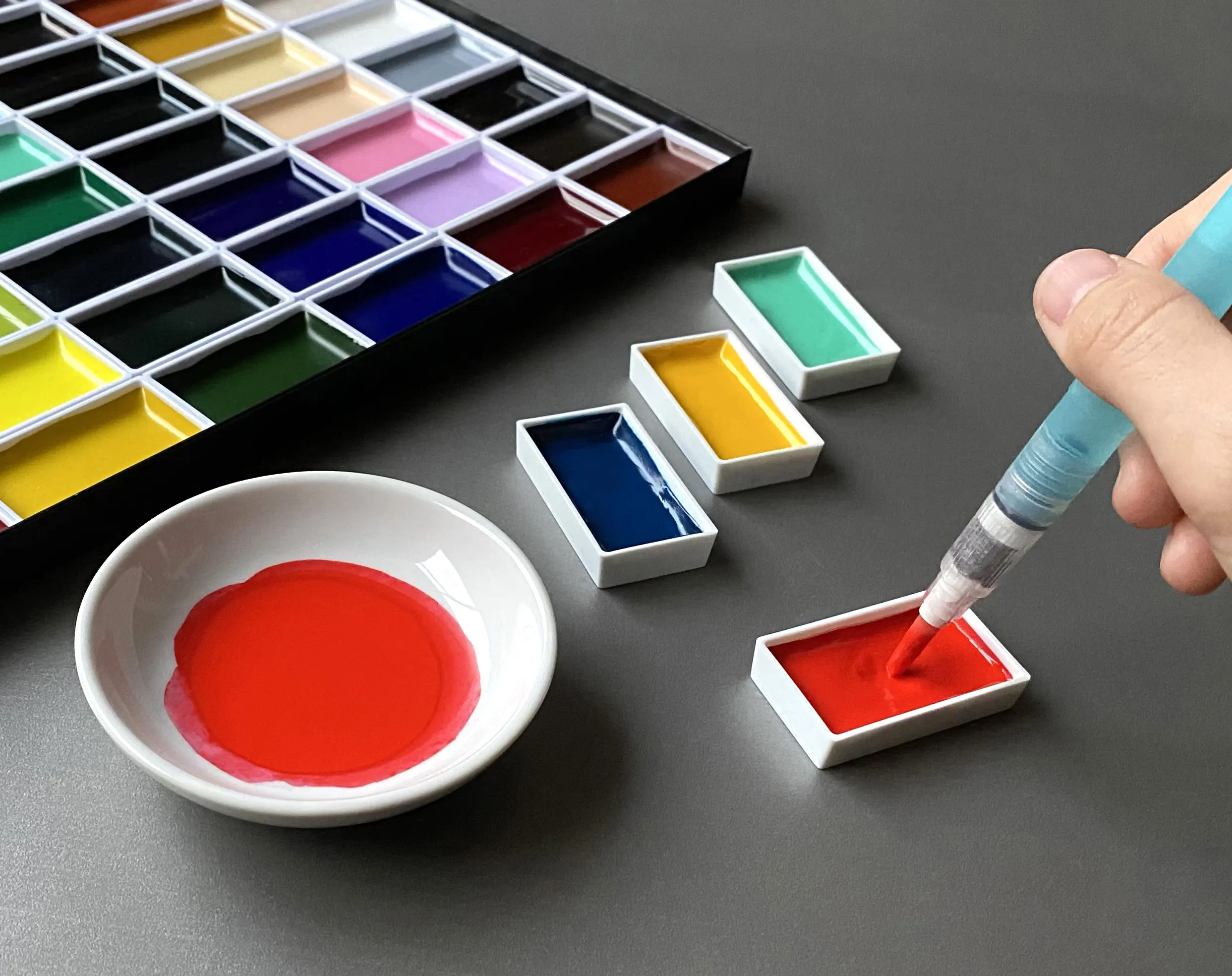 RESTOCK MAY! Kuretake - Gansai Tambi - Watercolor Paint - 18 Colours Set - Image 6