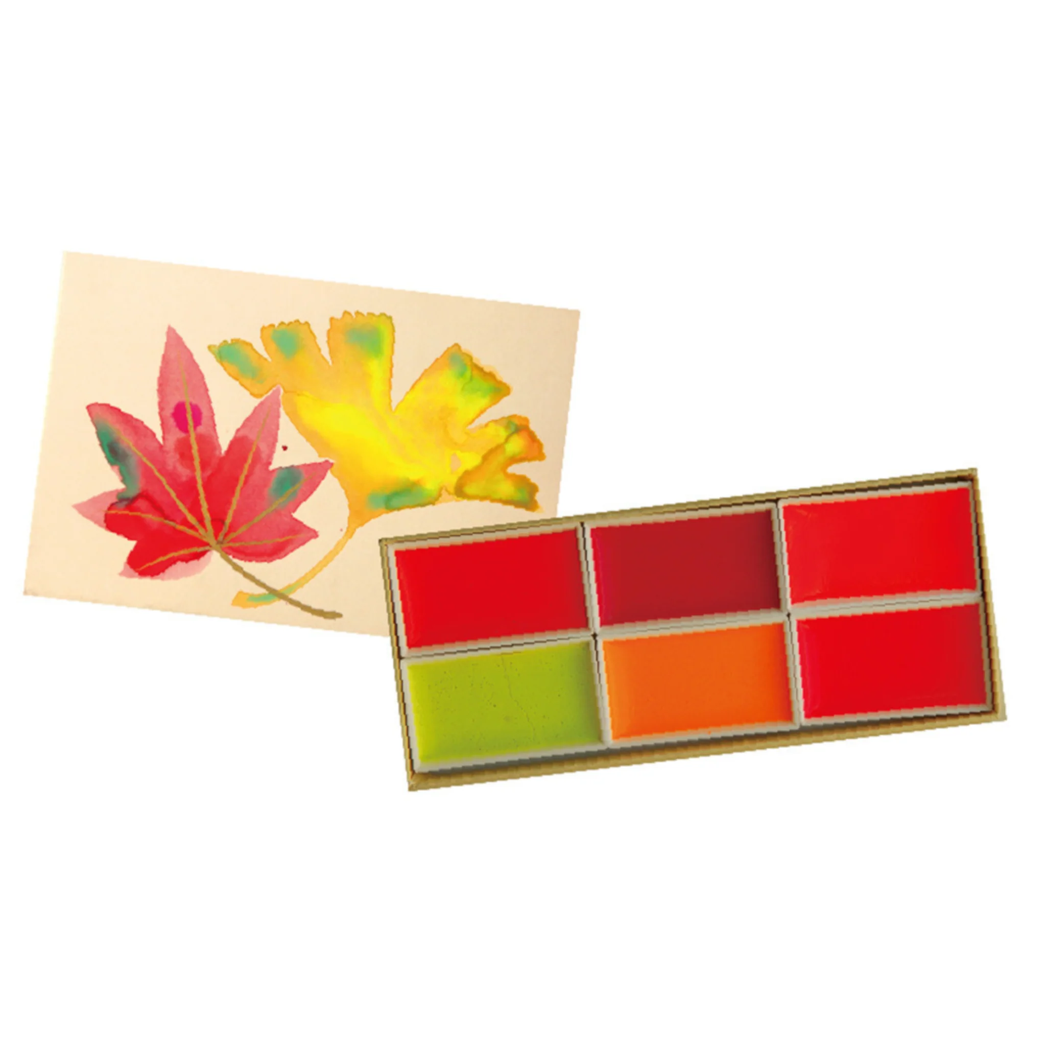 Kuretake - Gansai Tambi - Watercolor Paint - 6 Colours Set - LUMI Accent