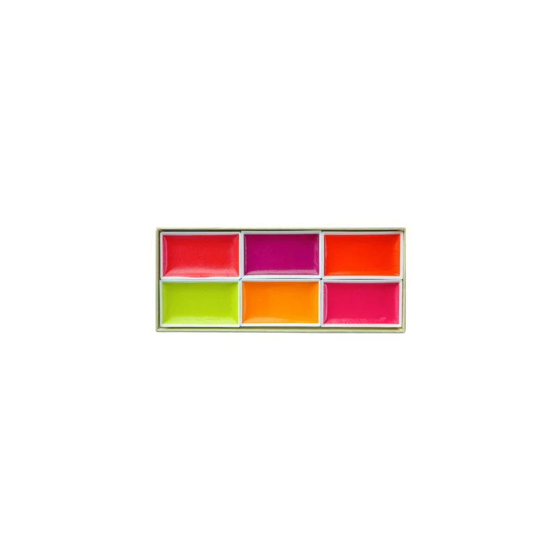 Kuretake - Gansai Tambi - Watercolor Paint - 6 Colours Set - LUMI Accent - Image 2