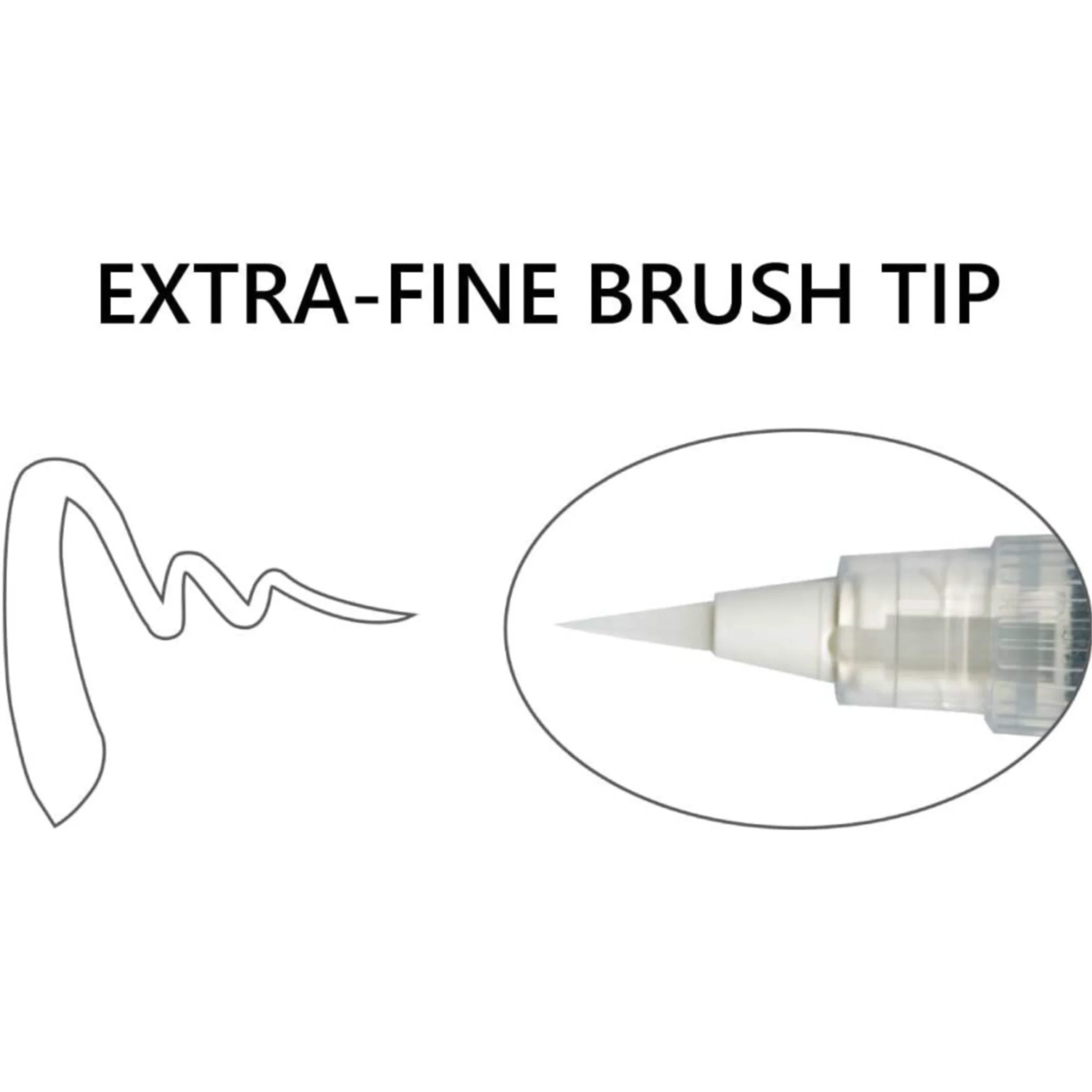 RESTOCK! Kuretake ZIG - White Brush Pen - Ultra Fine Tip - Image 5
